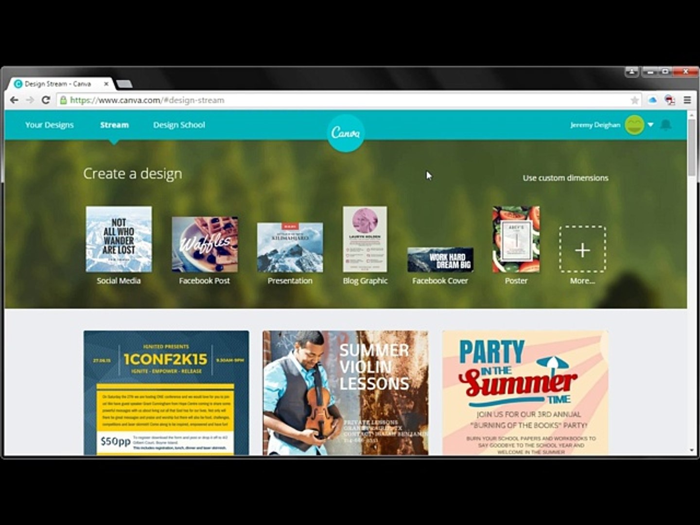 3-Navigating Canva's Main Dashboard - Canva Beginner's Guide