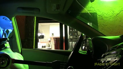 Drive Thru Robot Driver Prank 2