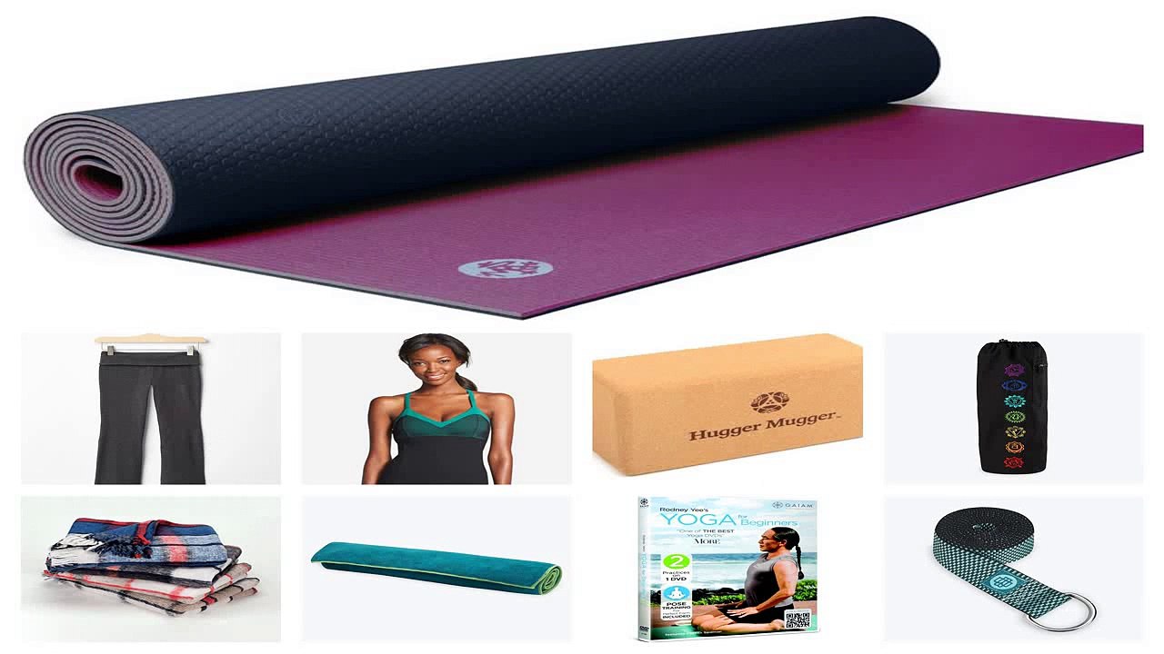 Yoga Essentials Beginners Yoga Kit Yoga Mat Yoga Brick Yoga Strap Yoga DVD