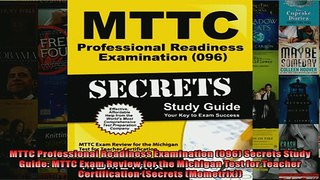 EBOOK ONLINE  MTTC Professional Readiness Examination 096 Secrets Study Guide MTTC Exam Review for READ ONLINE