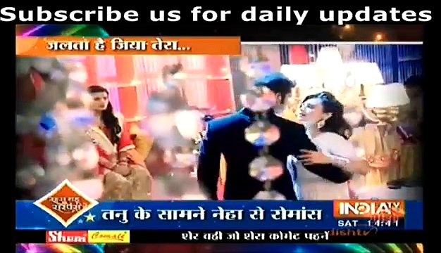 Kasam Tere Pyaar Ki - 16th apr 16- tanu ke saamne Rishi ka neha ke saath Dance-SBAS Seg