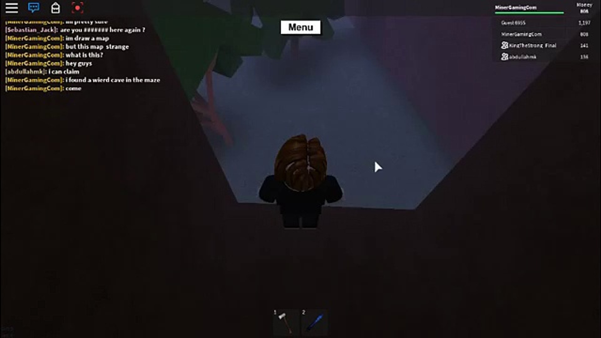 Roblox Found A Wierd Cave In The Maze Lumber Tycoon 2 Video