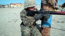 Marine Corps Basic Training: Bayonet Assault Course