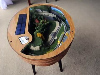 Japanese Tram Coffee Table Model Train Layout