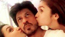 Shah Rukh Khan KISSED By Alia Bhatt, Parineeti Chopra