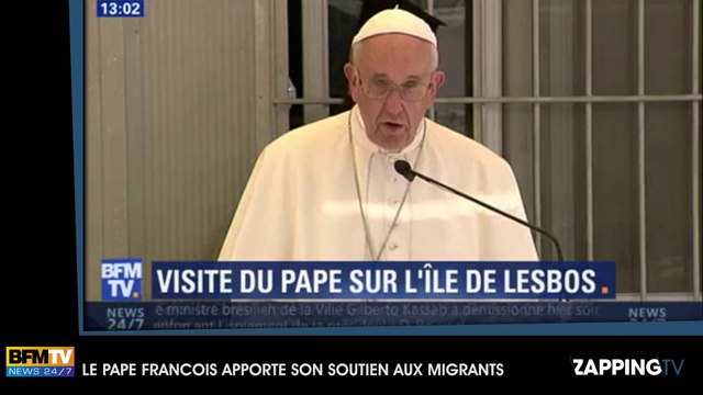 Le pape François à Lesbos : Son message d'espoir et de soutien aux migrants (Vidéo)
