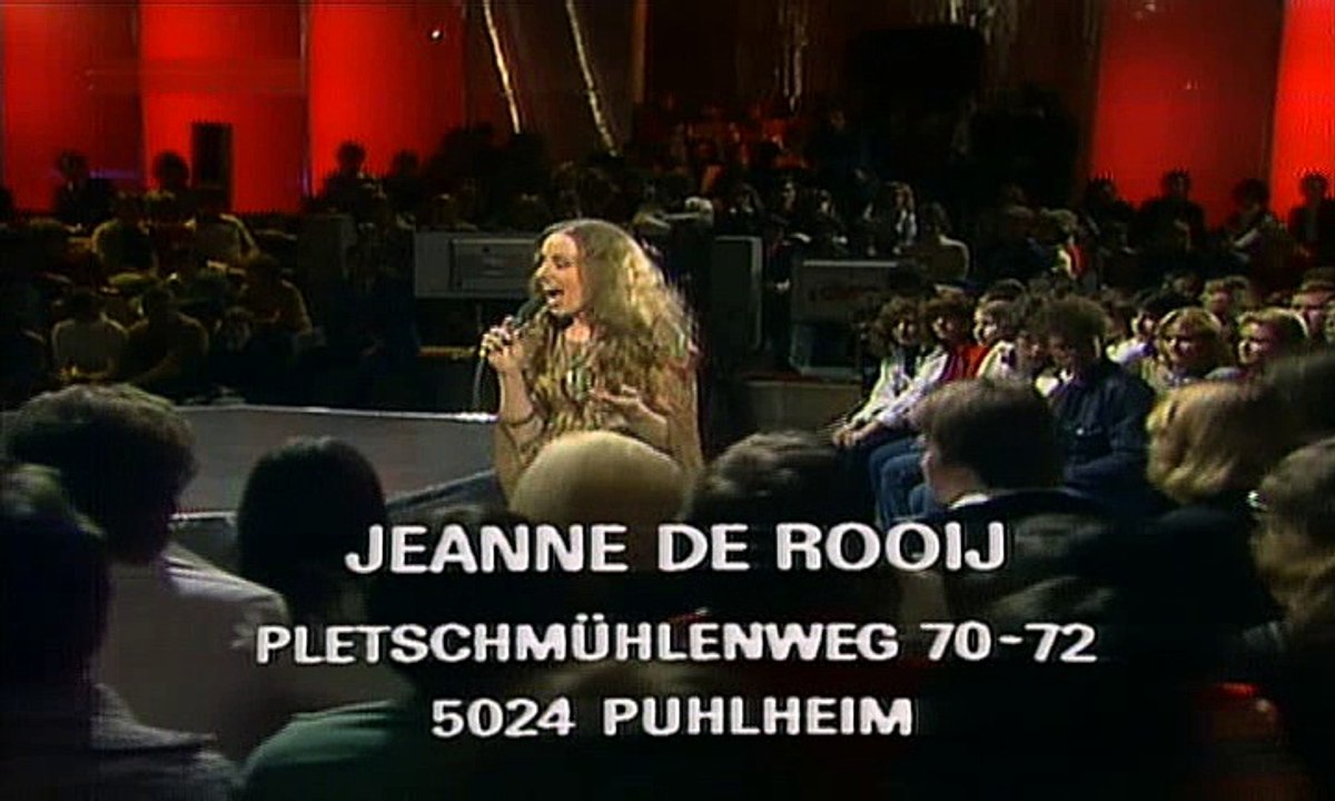 Jeanne De Rooij - Du bist nicht mein Typ 1977