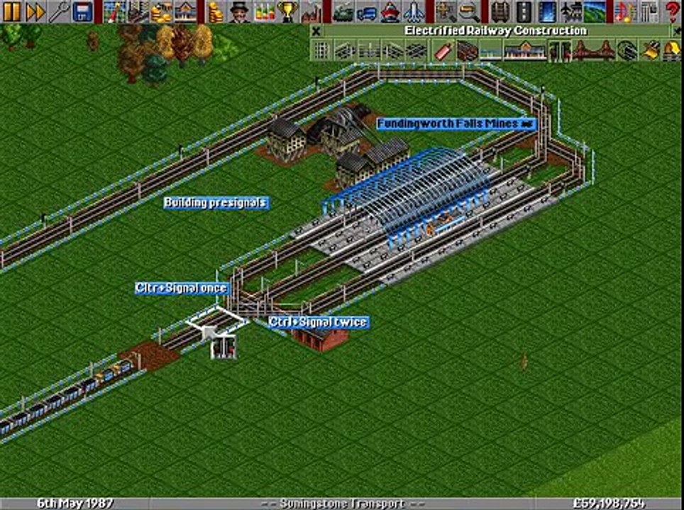 OpenTTD presignals usage