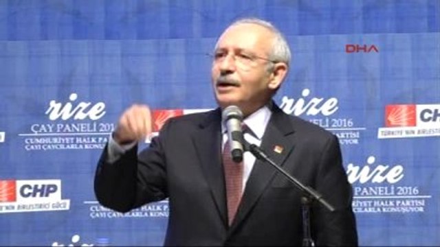 Rize CHP Genel Başkanı Kılıçdaroğlu Çay Panelinde Konuştu-2