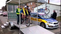 Boucles Cyclistes Sud-Avesnois : Alexys Brunel au départ du chrono