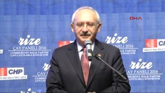 Rize CHP Genel Başkanı Kılıçdaroğlu Çay Panelinde Konuştu-1