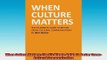 Free PDF Downlaod  When Culture Matters The 55Minute Guide To Better CrossCultural Communication  BOOK ONLINE