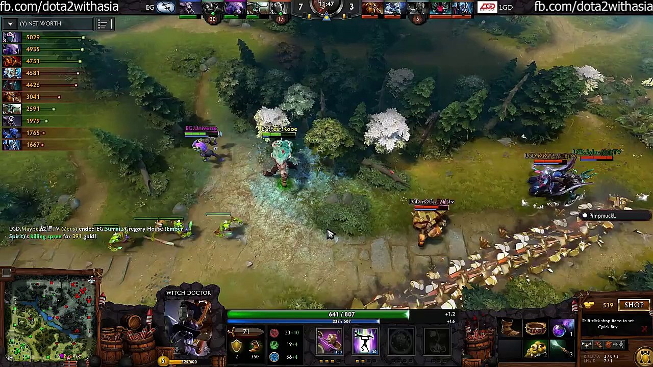 Dota 2 - EG vs LGD - StarLadder i-League 13 Highlight Dota2 Game 3 (dotawithasia)