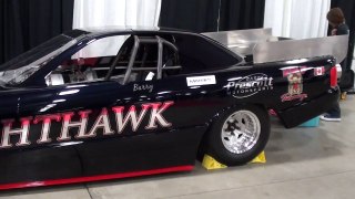 Brad's jet car at the Tradex Car Show 2016