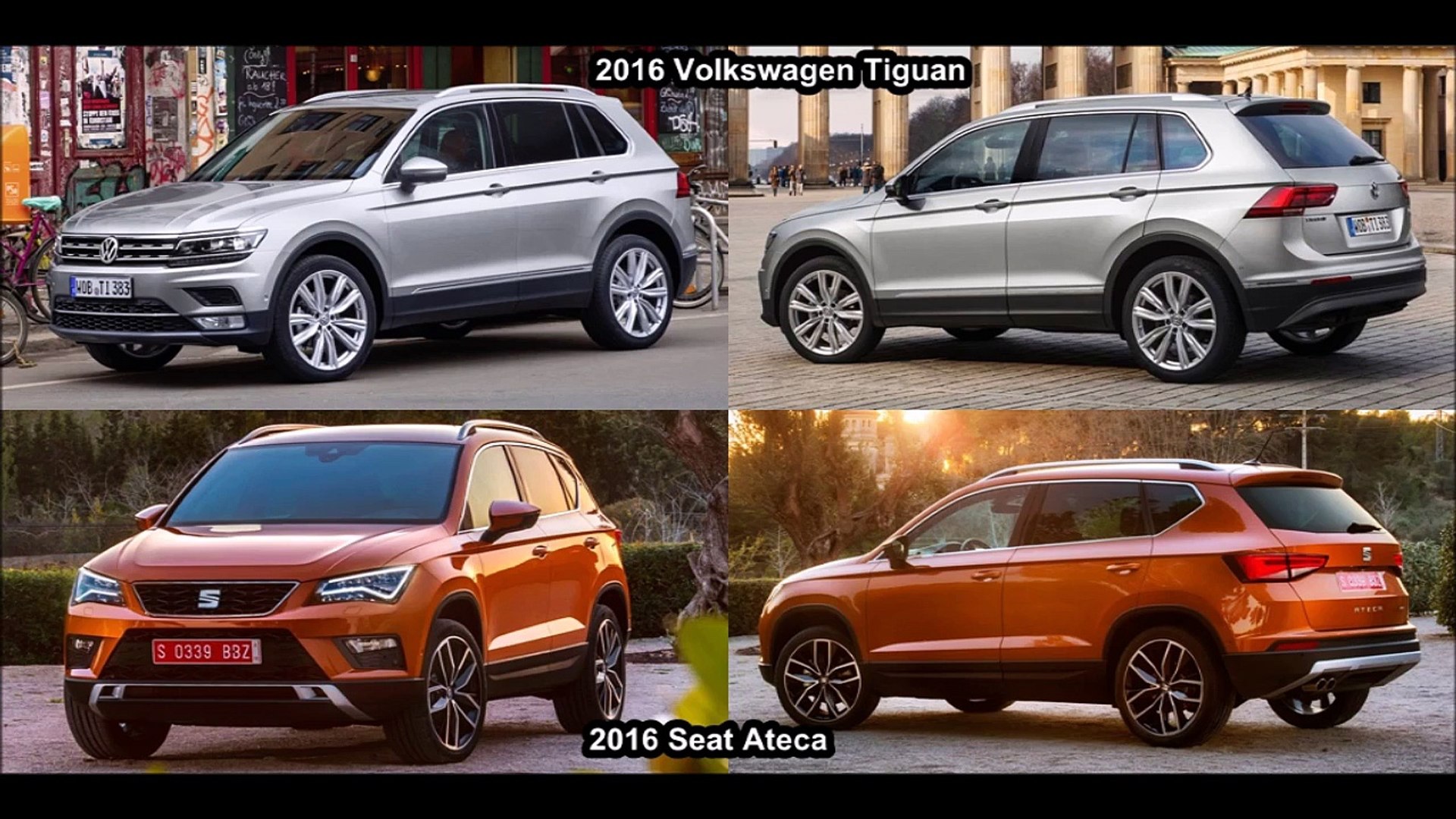 2016 VW Tiguan Vs 2016 Seat Ateca DESIGN! - Dailymotion Video