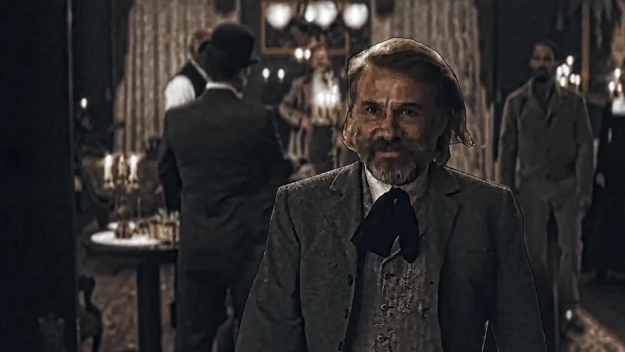 Django Unchained: Mr.Candie vs. Dr.King Schultz (animation)