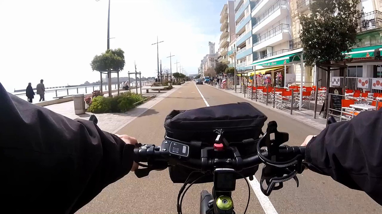 Sortie  en vélo   aux Sables d'olonne  le 15/04/2016