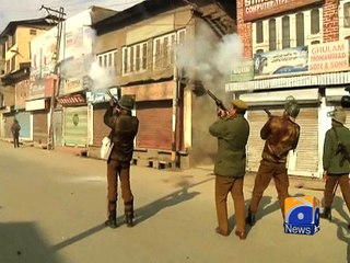 Occupied Kashmir Strike against Indian Oppression enters 4th day