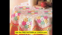 crochet tablecloth patterns vintage