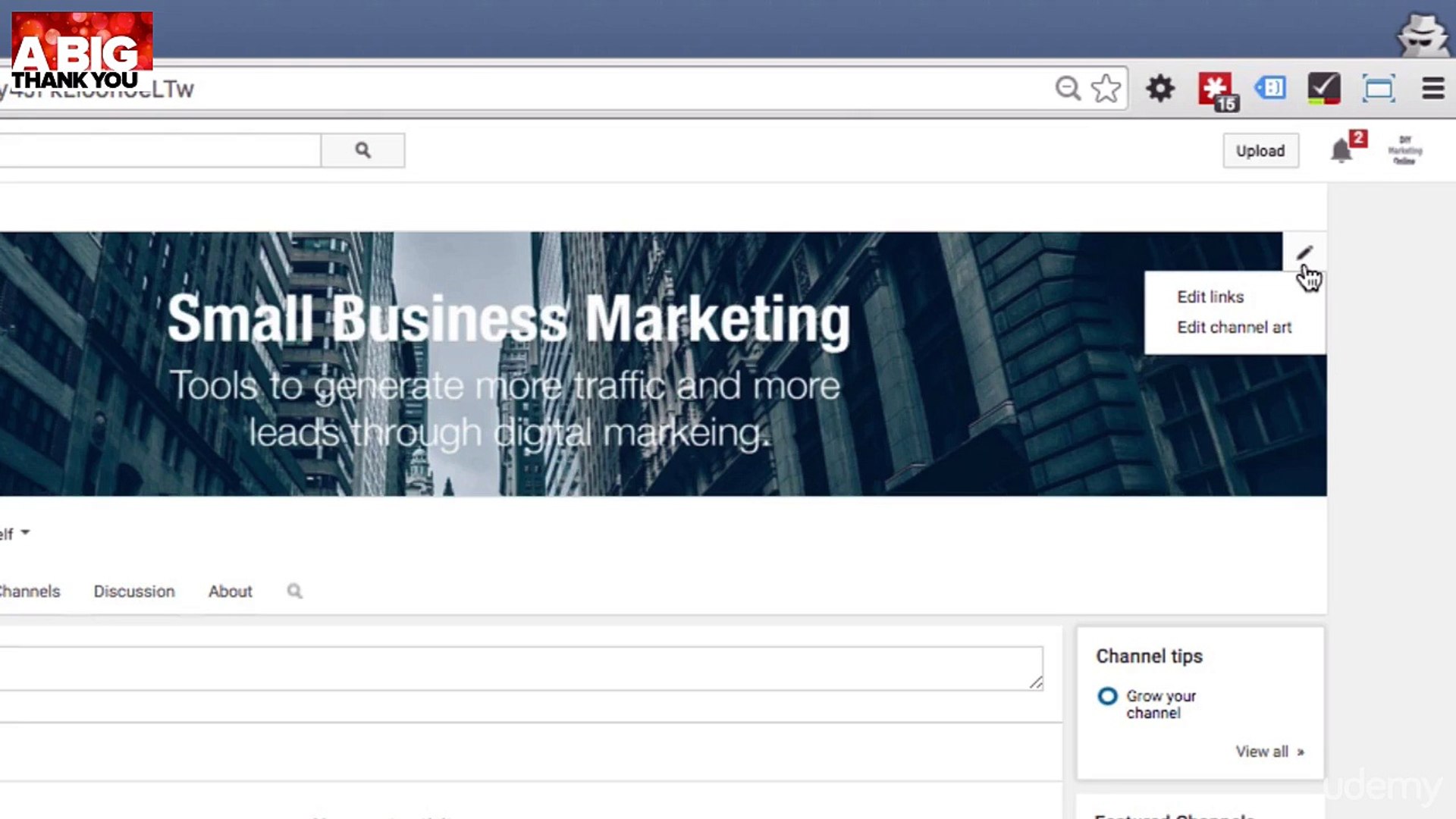 ⁣5- How To Customize The YouTube Channel About Page
