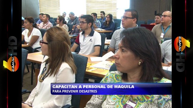 Capacitan a personal de maquila para prevenir desastres naturales
