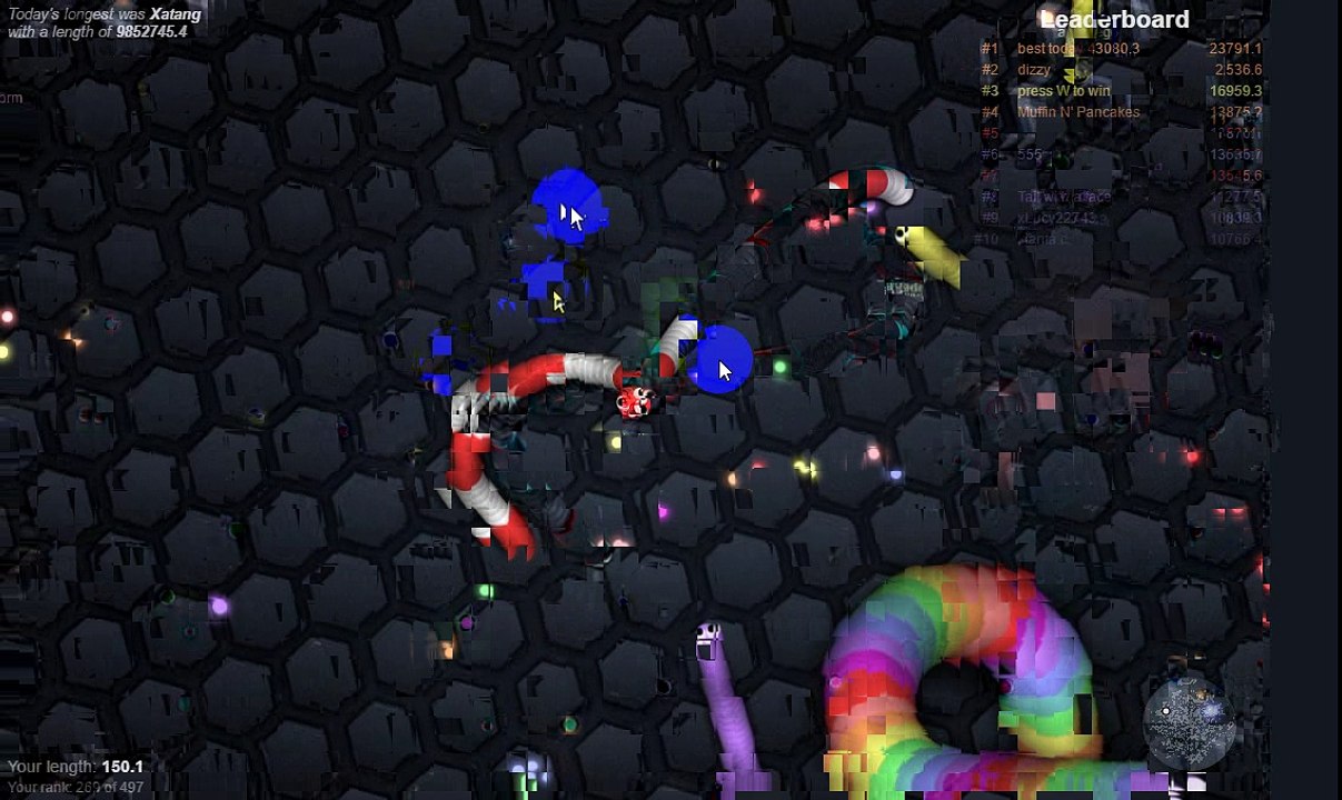 El Nuevo Agario Slither.io Parte 25