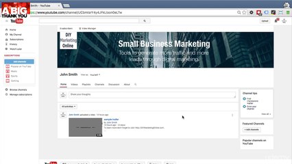 8- How To Configure YouTube Channel Navigation And Connect Accounts