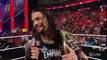 Roman Reigns is confronted by Kevin Owens AJ Styles Sami Zayn  Chris Jericho Raw Apr. 4. 2016 -