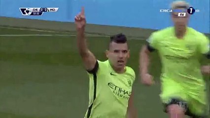 Half Time Goals - Chelsea 0-1 Manchester City 16-04-2016