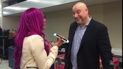 Sasha Banks gets hyped for WrestleMania with a special surprise