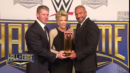 The 2016 WWE Hall of Fame Class receive their rings from Mr. McMahon & Triple H