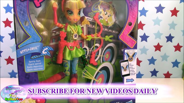 MY LITTLE PONY EQUESTRIA GIRLS Friendship Games APPLEJACK Wondercolts Doll Review SETC