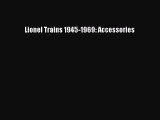 Download Lionel Trains 1945-1969: Accessories  EBook