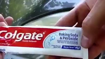 Truco para limpiar los faroles delantero de los automovil cuando se ensucian