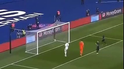PSG vs Caen 4-0 Angel Di Maria lob Goal  16-04-2016  HD