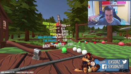 DIRECTO AL AGUJERO Sarinha Luh Gona y exo | Golf with friends