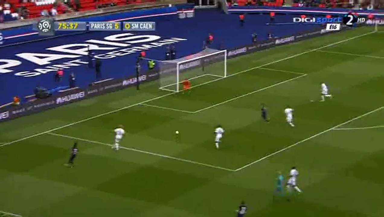 Maxwell Goal HD - PSG 6-0 Caen - 16-04-2016