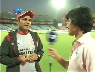 Virender Sehwag  discusses songs, T20 format and much more with Anjum Chopra