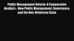 [Download PDF] Public Management Reform: A Comparative Analysis - New Public Management Governance