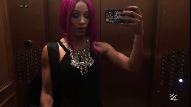 Sasha Banks takes it all in at the WWE Hall of Fame Sasha Banks WrestleMania Diary, April 2, 201..