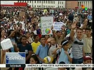Jóvenes venezolanos se suman a trabajo para impulsar Agenda Económica
