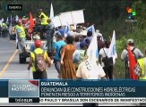Familias campesinas de unen a la Caravana Nacional por el Agua
