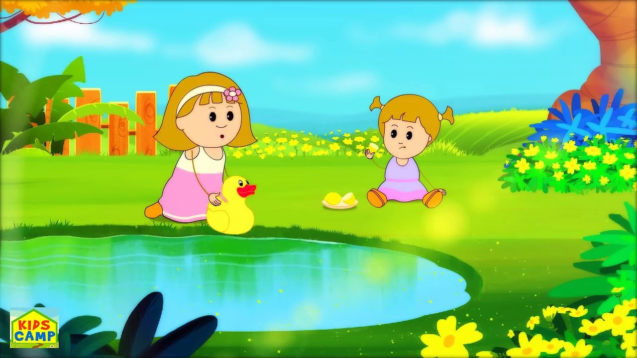 Yellow Song | Nursery Rhymes | Learn Colors with Elly & Eva | Original Song By Kidscamp