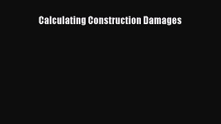 [Download PDF] Calculating Construction Damages PDF Free