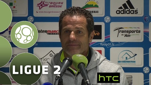 Conférence de presse FBBP 01 - FC Metz (0-3) : Hervé DELLA MAGGIORE (BBP) - Philippe HINSCHBERGER (FCM) - 2015/2016