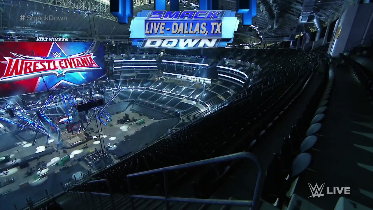 A peek inside AT&T Stadium to see WrestleMania 32's set construction  SmackDown, Mar. 31, 2016