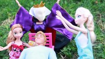 Frozen Disney Poison Apple Snow White Evil Queen Kidnap Barbie Dollhouse Princess Toys Par