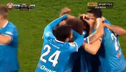 Jose Mauricio Goal - Zenit St. Petersburg 4-2 Spartak Moscow - 16.04.2016 HD