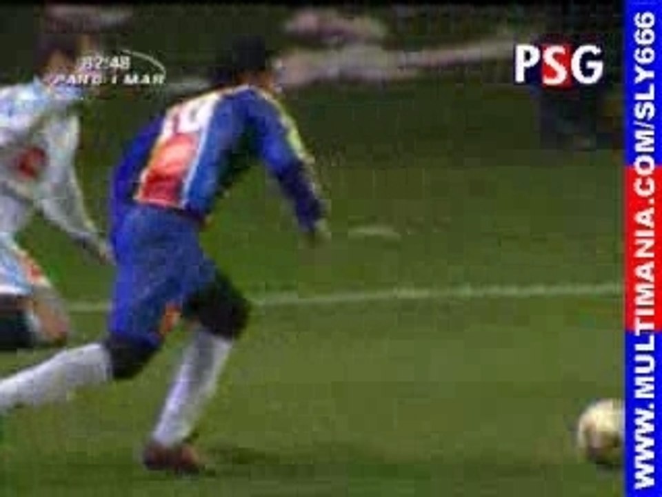 Foot - Ronaldinho - PSG vs Marseille - Dribble