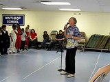 Brian Gillie teaches the Charleston dance and takes new ideas from the students